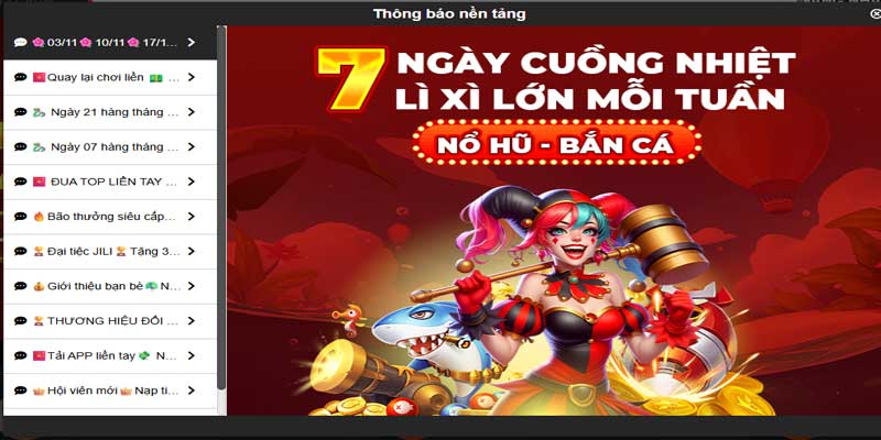 Khuyến mãi hàng tuần